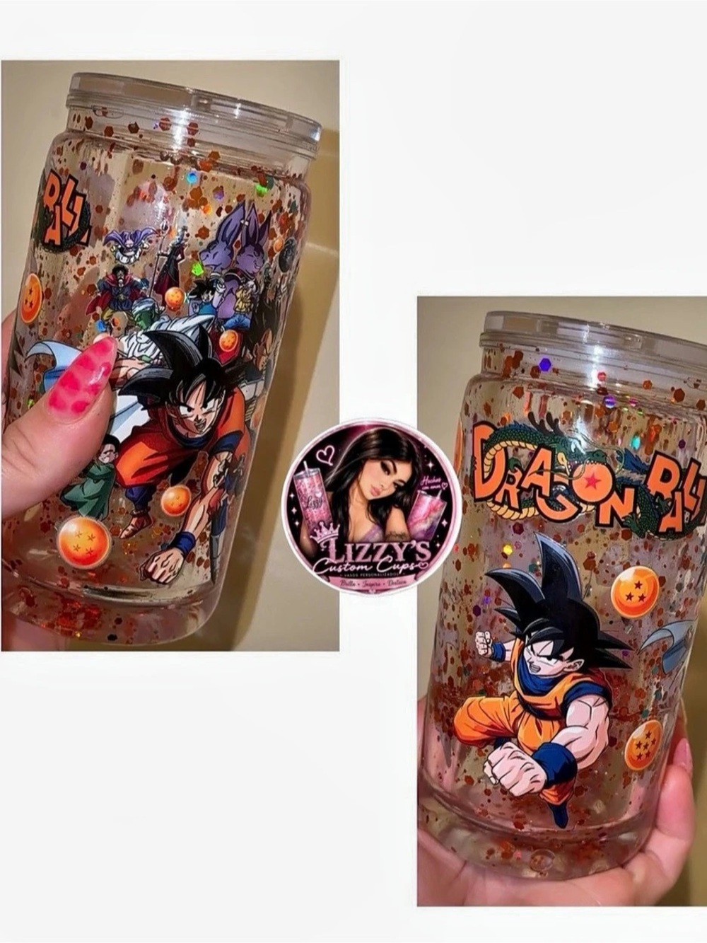 Lizzy's Custom Cups Dragon Ball Z Goku Custom Tumbler